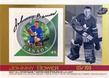 2004 Pacific Canada Post NHL All-Stars - Autographs #25 Johnny Bower Front