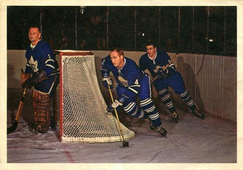 1963-64 Toronto Star Hockey Stars In Action #NNO Johnny Bower Front