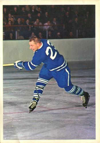 1963-64 Toronto Star Hockey Stars In Action #NNO Eddie Shack Front