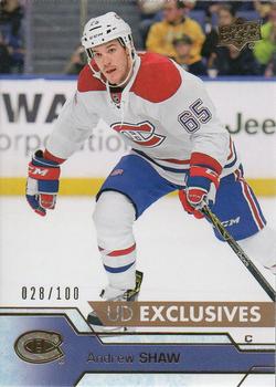 2016-17 Upper Deck - UD Exclusives #348 Andrew Shaw Front