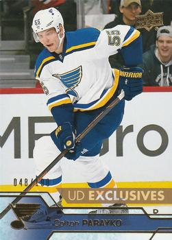 2016-17 Upper Deck - UD Exclusives #410 Colton Parayko Front