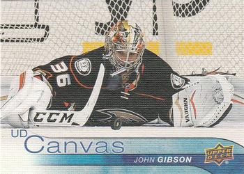 2016-17 Upper Deck - UD Canvas #C2 John Gibson Front