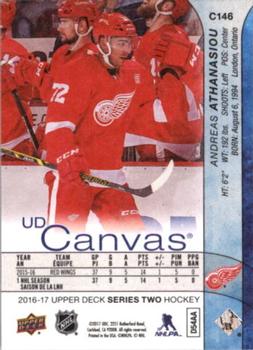 2016-17 Upper Deck - UD Canvas #C146 Andreas Athanasiou Back