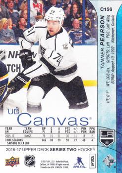 2016-17 Upper Deck - UD Canvas #C156 Tanner Pearson Back