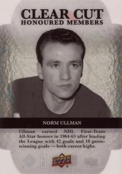 2016-17 Upper Deck - Clear Cut Honoured Members #HOF-67 Norm Ullman Front