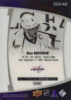 2016-17 Upper Deck - Clear Cut Superstars #CCS-AO Alex Ovechkin Back