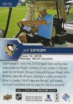 2016-17 Upper Deck - Day with The Cup #DC12 Jeff Zatkoff Back