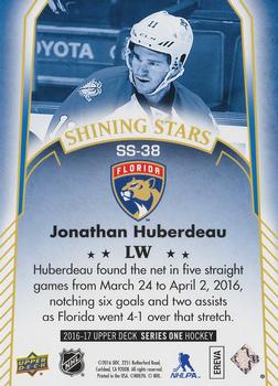 2016-17 Upper Deck - Shining Stars #SS-38 Jonathan Huberdeau Back