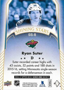 2016-17 Upper Deck - Shining Stars Blue #SS-8 Ryan Suter Back