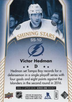 2016-17 Upper Deck - Shining Stars Blue #SS-10 Victor Hedman Back