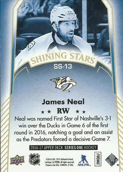 2016-17 Upper Deck - Shining Stars Blue #SS-13 James Neal Back
