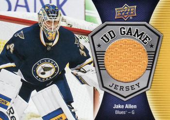 2016-17 Upper Deck - UD Game Jerseys #GJ-JA Jake Allen Front
