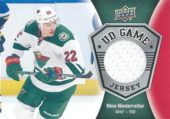 2016-17 Upper Deck - UD Game Jerseys #GJ-NN Nino Niederreiter Front