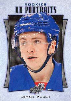 2016-17 Upper Deck - UD Portraits #P-97 Jimmy Vesey Front