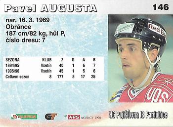 1996-97 APS Extraliga (Czech) #146 Pavel Augusta Back
