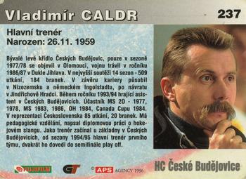 1996-97 APS Extraliga (Czech) #237 Vladimir Caldr Back