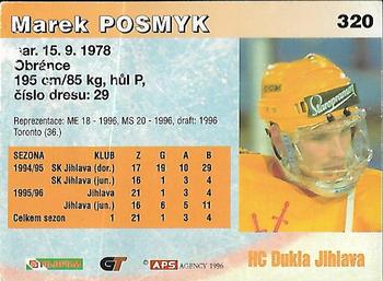 1996-97 APS Extraliga (Czech) #320 Marek Posmyk Back