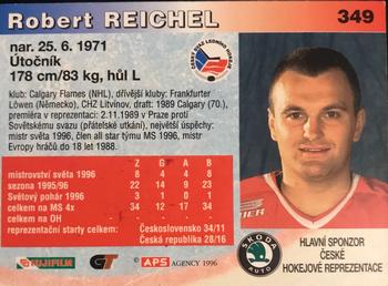 1996-97 APS Extraliga (Czech) #349 Robert Reichel Back