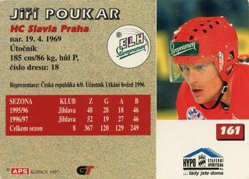 1997-98 Czech APS Extraliga #161 Jiri Poukar Back