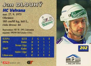 1997-98 Czech APS Extraliga #202 Jan Dlouhy Back