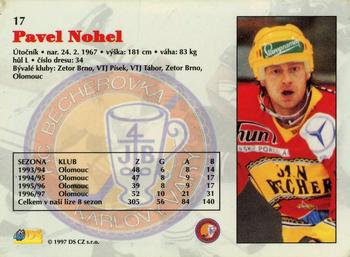 1997-98 Czech DS Extraliga #17 Pavel Nohel Back