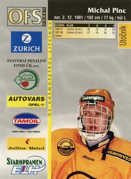 1998-99 OFS #270 Michal Pinc Back