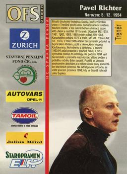1998-99 OFS #371 Pavel Richter Back