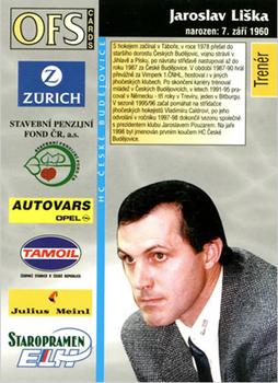1998-99 OFS #409 Jaroslav Liska Back