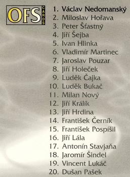 1998-99 OFS - Legends #1 Vaclav Nedomansky Back