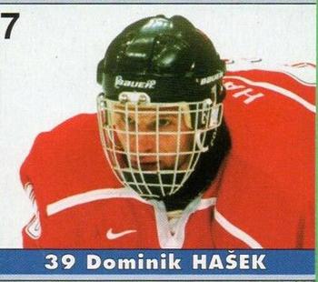 1998-99 Czech Pexeso Serie 1 #7 Dominik Hasek Front