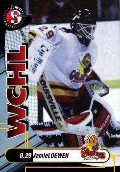 1995-96 SplitSecond Alaska Gold Kings (WCHL) #12 Jamie Loewen Front