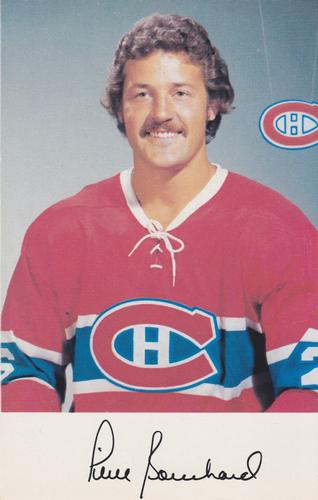1976-77 Montreal Canadiens Postcards #NNO Pierre Bouchard Front
