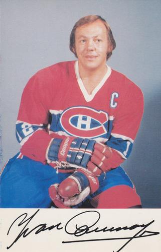 1976-77 Montreal Canadiens Postcards #NNO Yvan Cournoyer Front