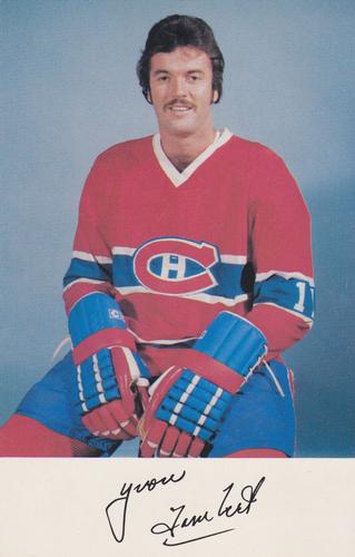 1976-77 Montreal Canadiens Postcards #NNO Yvon Lambert Front
