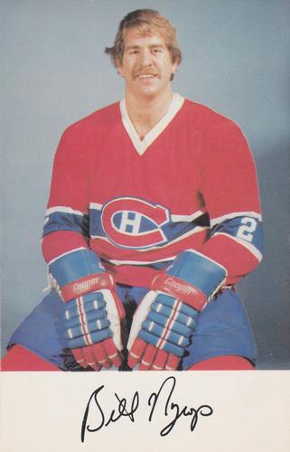 1976-77 Montreal Canadiens Postcards #NNO Bill Nyrop Front