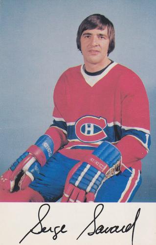 Serge Savard Autographed 1976-77 Topps Card #205 Montreal