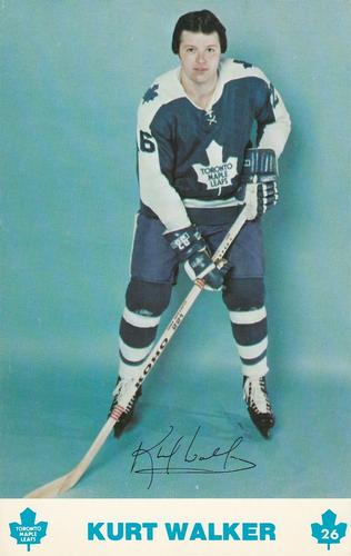 1976-77 Toronto Maple Leafs Postcards #NNO Kurt Walker Front