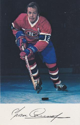 1975-76 Montreal Canadiens #NNO Yvan Cournoyer Front
