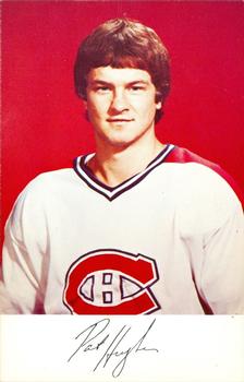 1978-79 Montreal Canadiens Postcards #NNO Pat Hughes Front