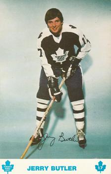 1978-79 Toronto Maple Leafs Postcards #NNO Jerry Butler Front
