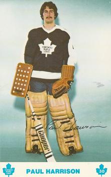 1978-79 Toronto Maple Leafs Postcards #NNO Paul Harrison Front