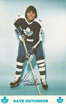 1978-79 Toronto Maple Leafs Postcards #NNO Dave Hutchison Front