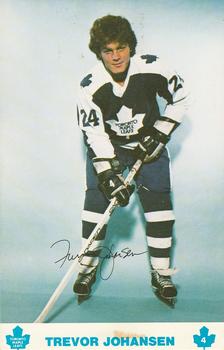 1978-79 Toronto Maple Leafs Postcards #NNO Trevor Johansen Front