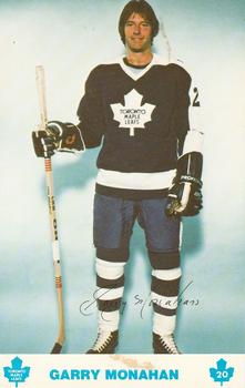 1978-79 Toronto Maple Leafs Postcards #NNO Garry Monahan Front