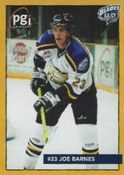 2003-04 Saskatoon Blades (WHL) #NNO Joe Barnes Front