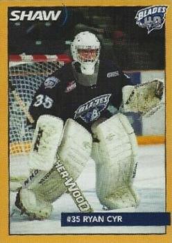 2003-04 Saskatoon Blades (WHL) #NNO Ryan Cyr Front