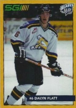 2003-04 Saskatoon Blades (WHL) #NNO Dalyn Flatt Front