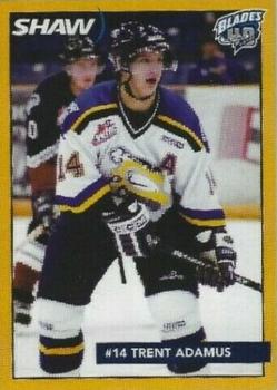 2003-04 Saskatoon Blades (WHL) #NNO Trent Adamus Front