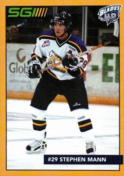 2003-04 Saskatoon Blades (WHL) #NNO Stephen Mann Front