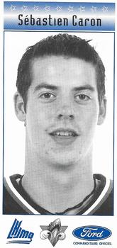 2000-01 QMJHL All Star Program Inserts #3 Sebastien Caron Front